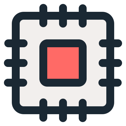 cpu Generic Outline Color icon