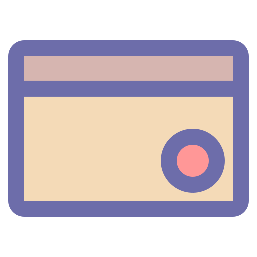 kreditkarte Generic Outline Color icon