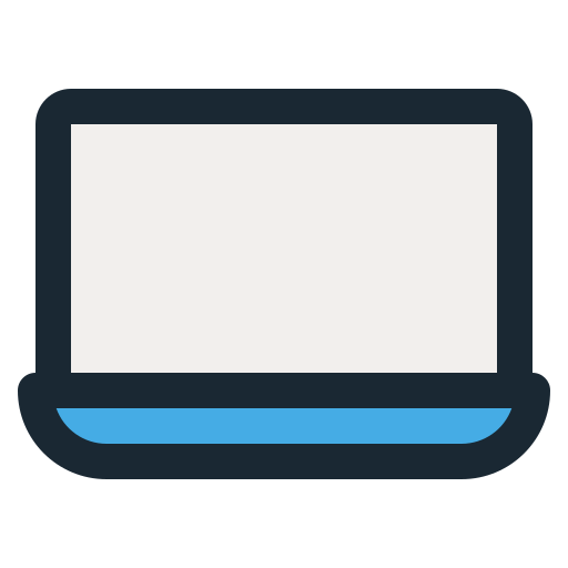 ラップトップ Generic Outline Color icon