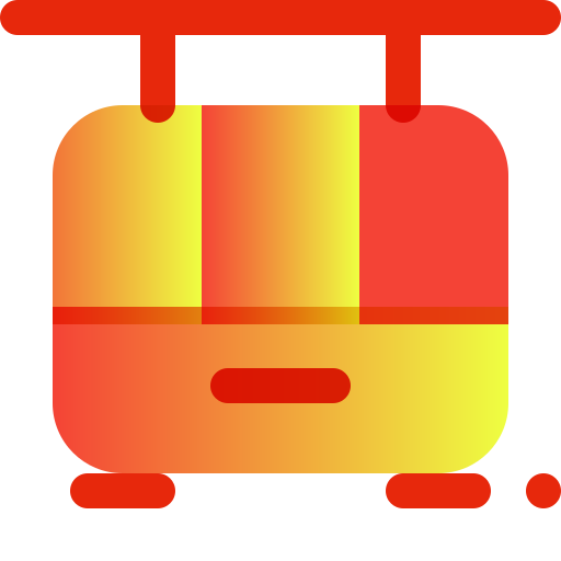 teleférico Generic Flat Gradient icono
