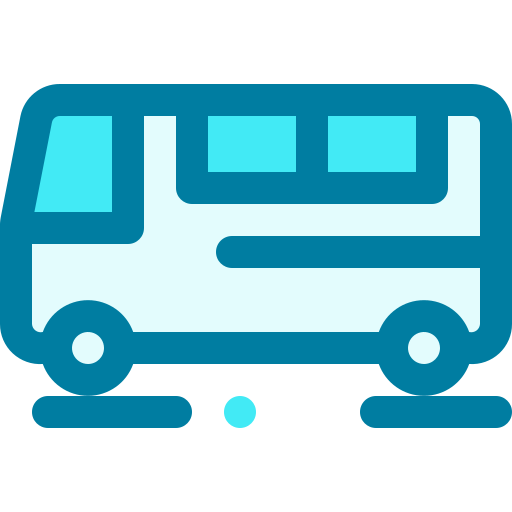 autobus Generic Blue Icône