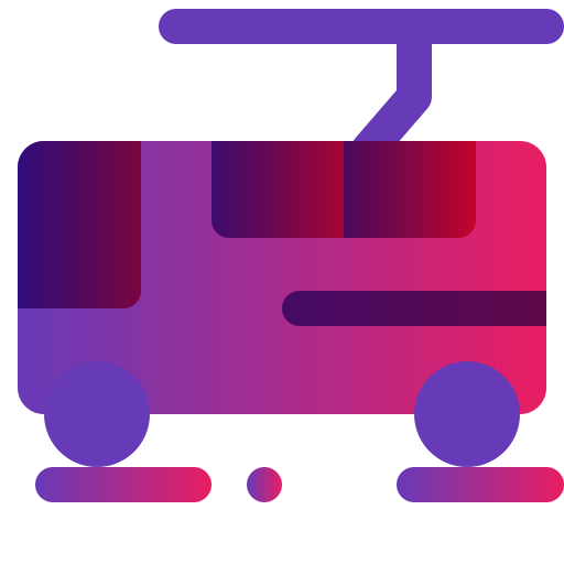 Electric bus Generic Flat Gradient icon