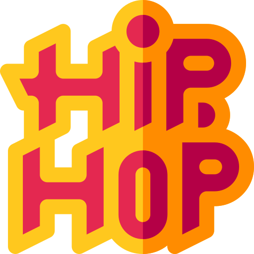 hiphop Basic Rounded Flat icoon