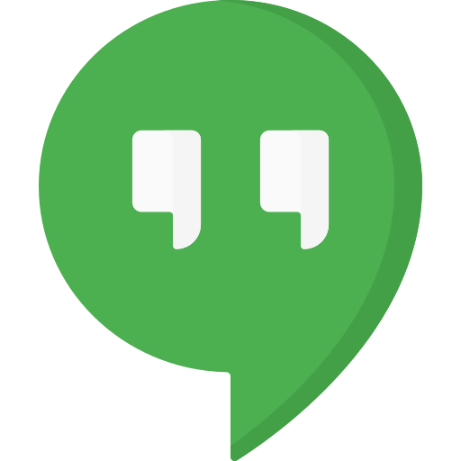 google hangouts Special Flat icon