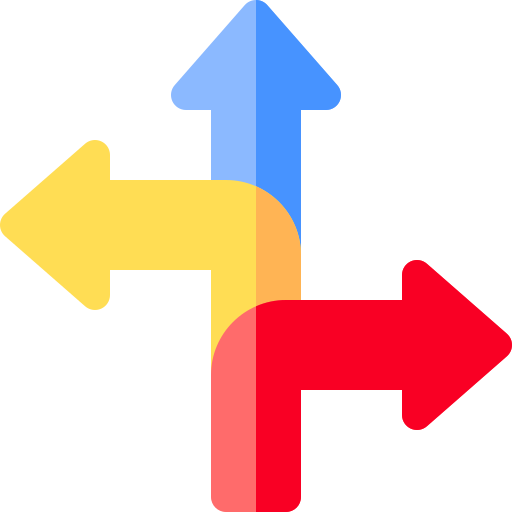 Arrow chart Basic Rounded Flat icon