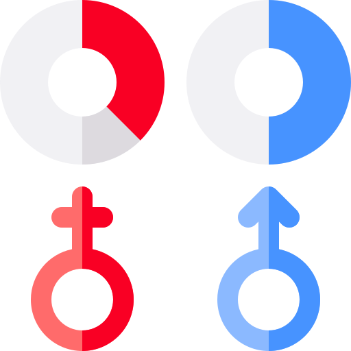 성별 Basic Rounded Flat icon