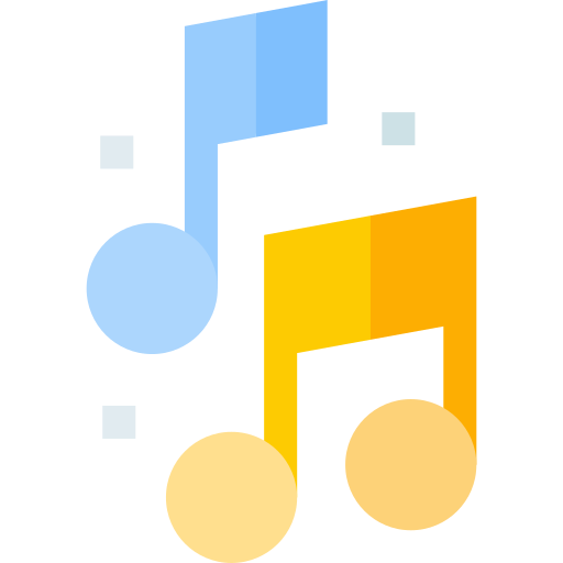 banda sonora Basic Straight Flat icono