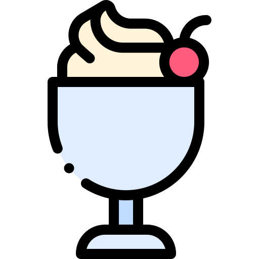 アイスクリームカップ Detailed Rounded Lineal color icon