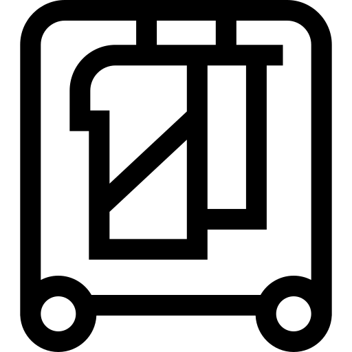 kledingkast Basic Straight Lineal icoon