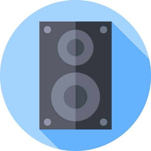 拡声器 Flat Circular Flat icon