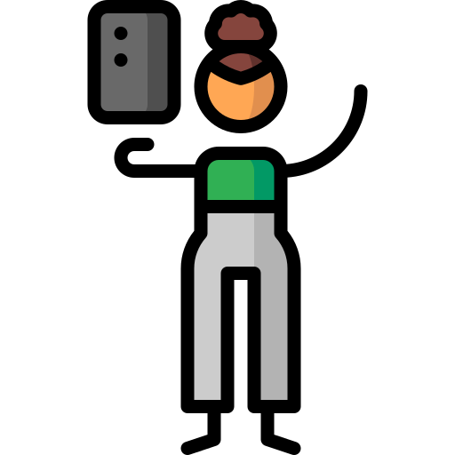 tablette Puppet Characters Lineal Color icon