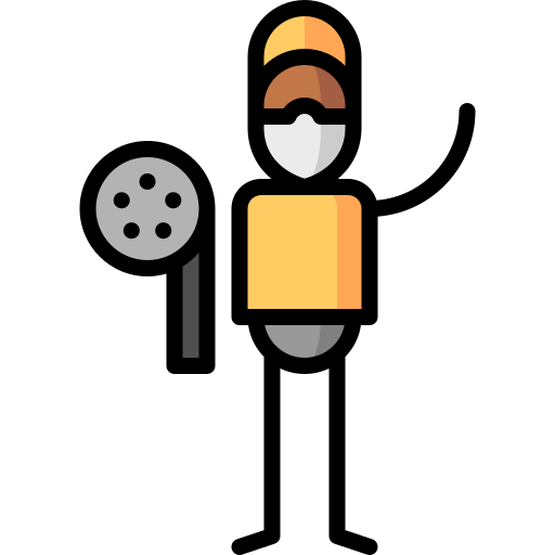 filmrolle Puppet Characters Lineal Color icon