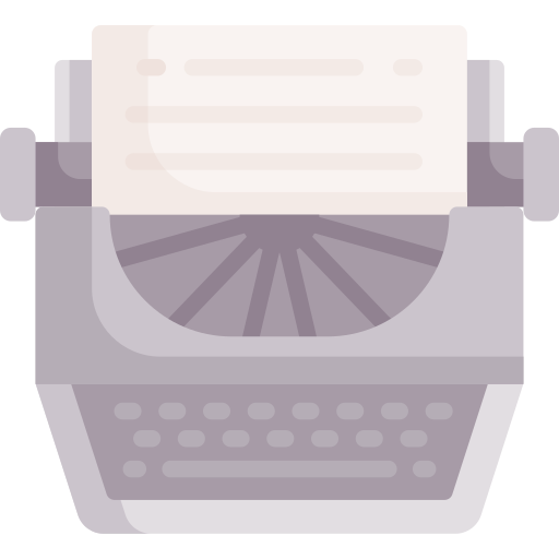 macchina da scrivere Special Flat icona
