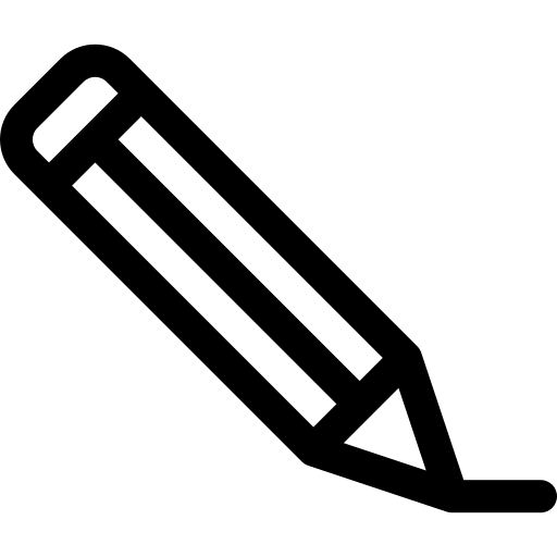 pisarz Basic Rounded Lineal ikona