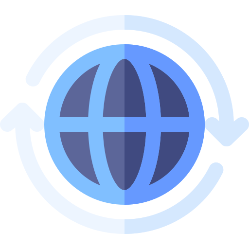 glob Basic Rounded Flat ikona
