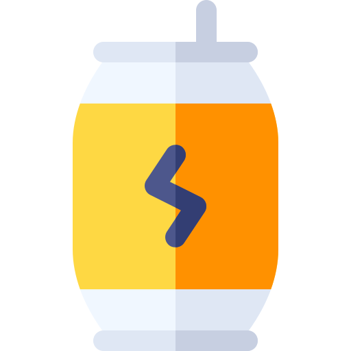 energiedrank Basic Rounded Flat icoon