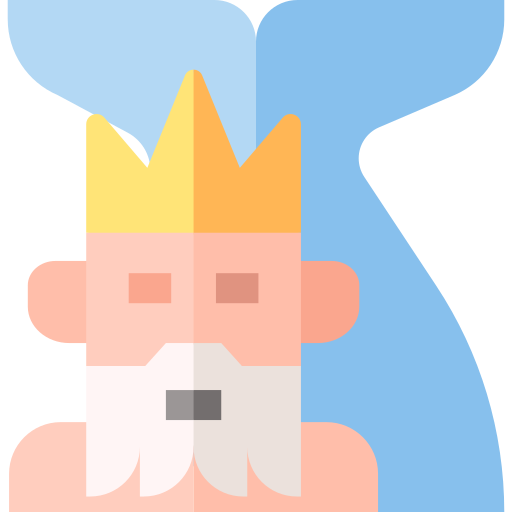 Poseidon Basic Straight Flat icon