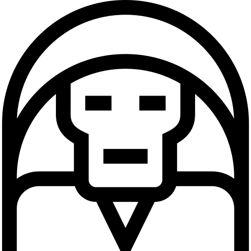 nekromanta Basic Straight Lineal ikona