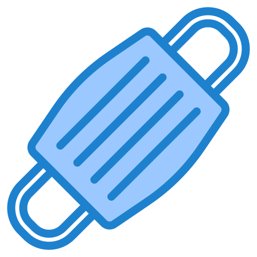 페이스 마스크 srip Blue icon