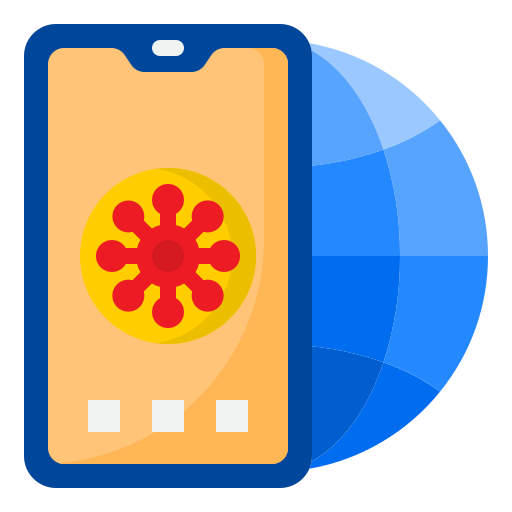 Mobilephone srip Flat icon