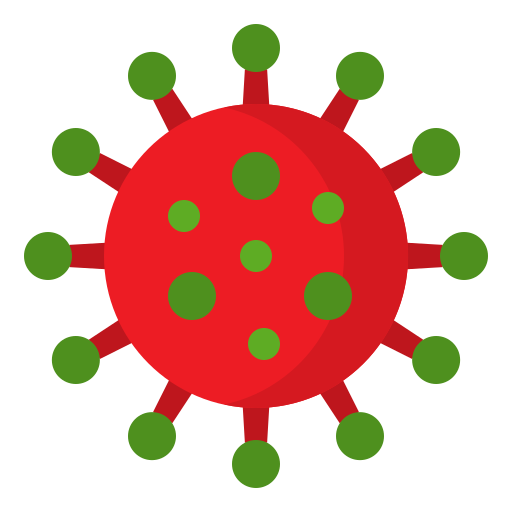 Coronavirus srip Flat icon