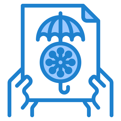 보험 srip Blue icon