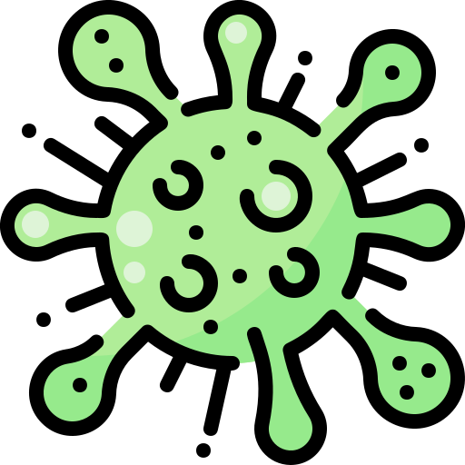 coronavirus Pixelmeetup Lineal Color icono