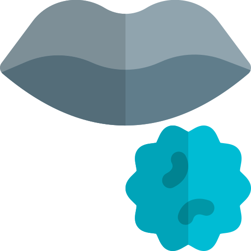 Lips Pixel Perfect Flat icon