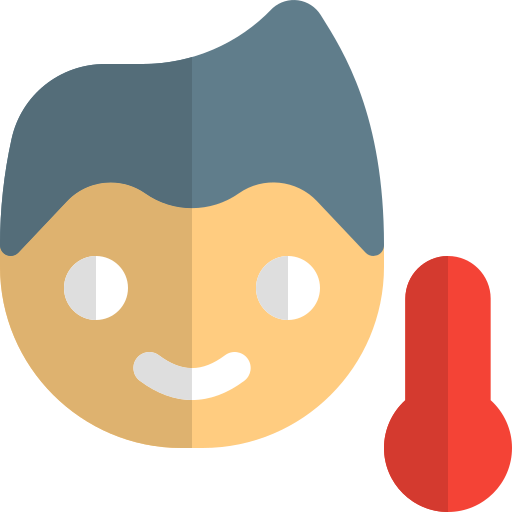 thermometer Pixel Perfect Flat icon