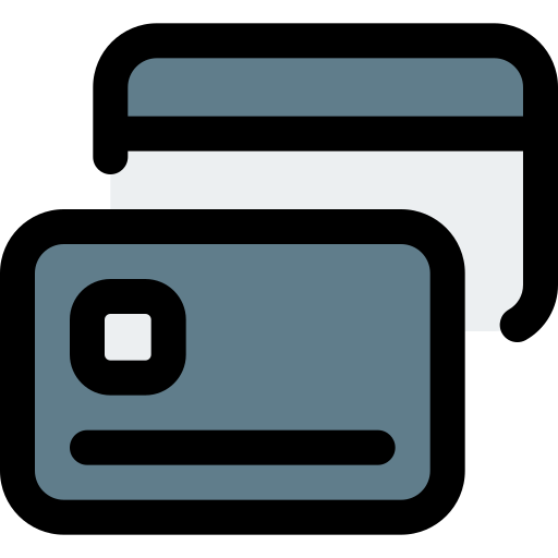 신용 카드 Pixel Perfect Lineal Color icon