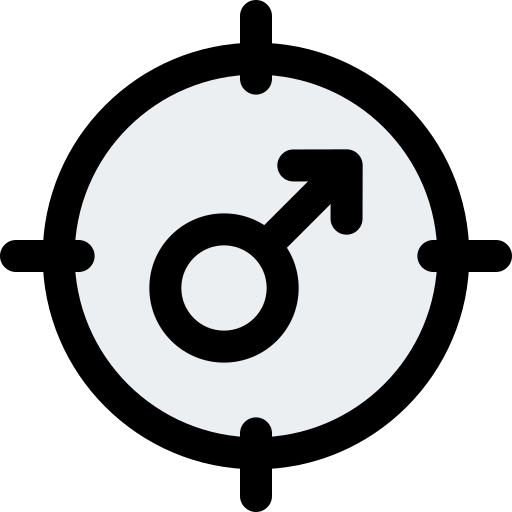 Male Pixel Perfect Lineal Color icon