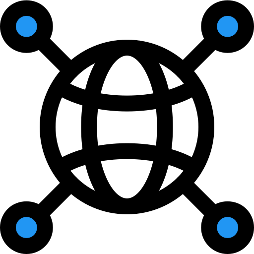 Connected Pixel Perfect Lineal Color icon