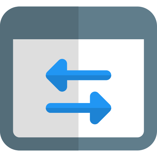 Transfer Pixel Perfect Flat icon