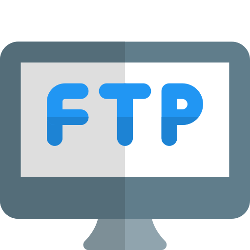ftp Pixel Perfect Flat icoon