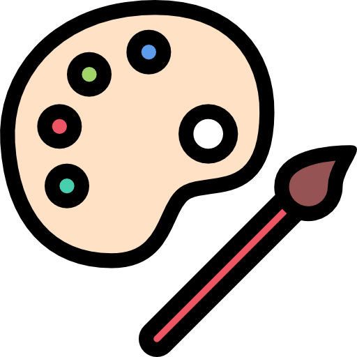 페인트 팔레트 Coloring Color icon