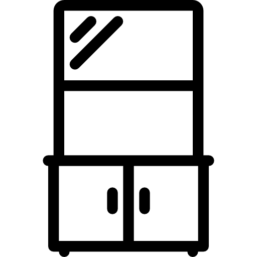 Cupboard Coloring Lineal icon