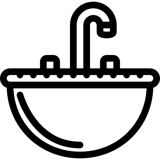 Sink Coloring Lineal icon