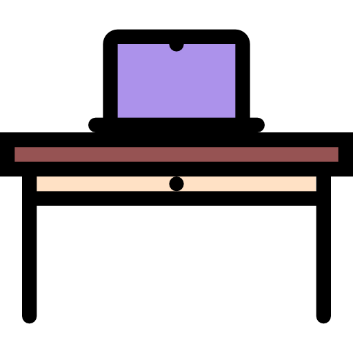 scrivania Coloring Color icona