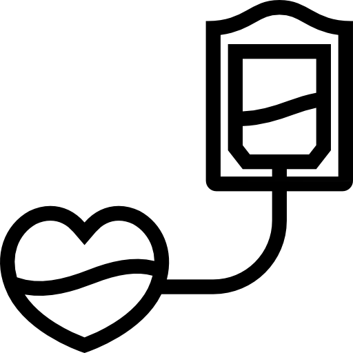 bluttransfusion Coloring Lineal icon