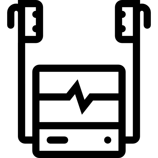 defibrillatore Coloring Lineal icona