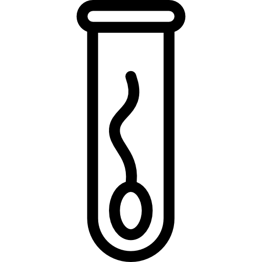 sperma Coloring Lineal ikona