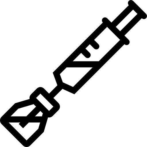 Syringe Coloring Lineal icon