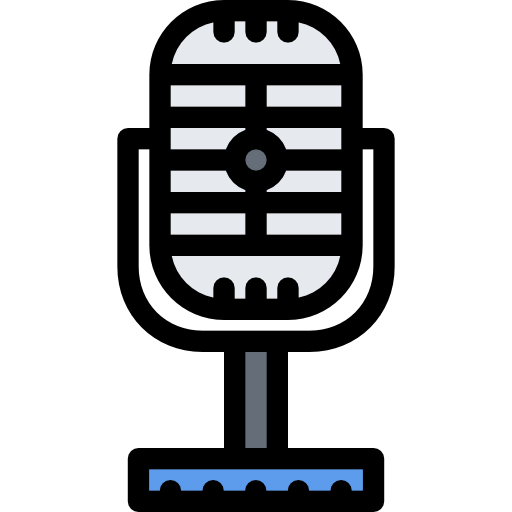 Microphone Coloring Color icon