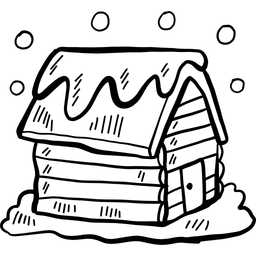 House Hand Drawn Black icon