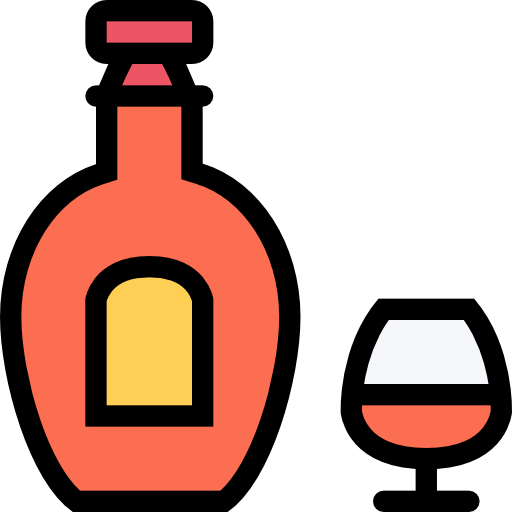 cognac Coloring Color Icône