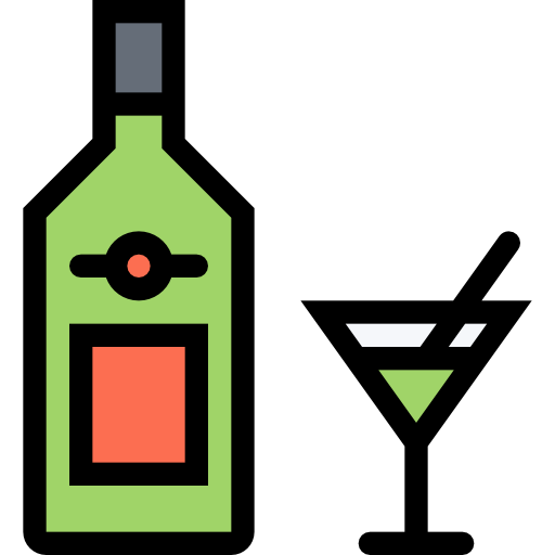 martini Coloring Color icono