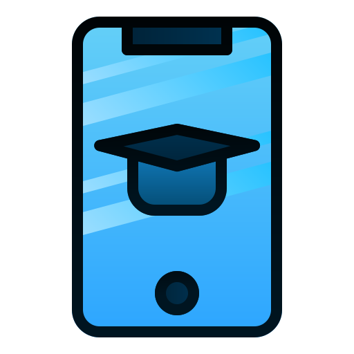 Online learning Andinur Lineal Color Gradient icon