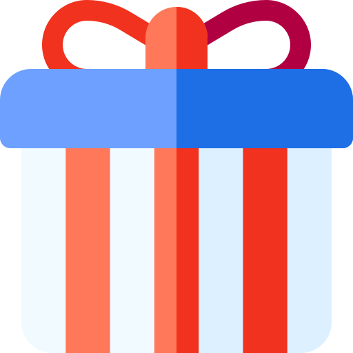geschenkbox Basic Rounded Flat icon