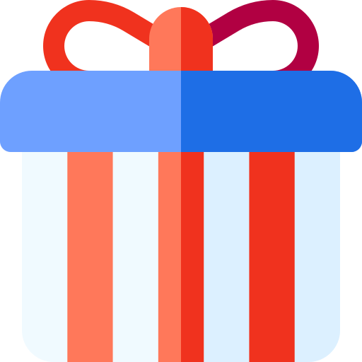 Gift box Basic Rounded Flat icon