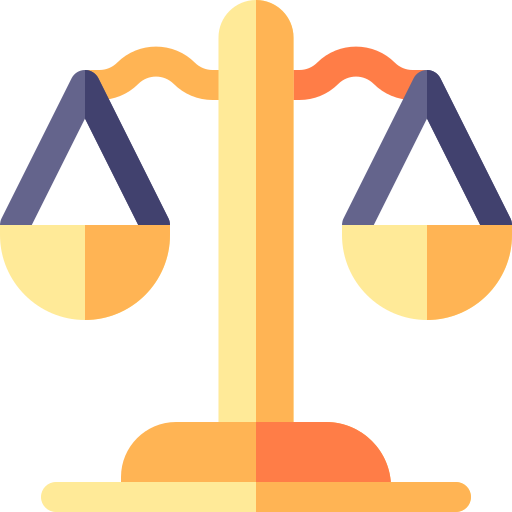 sprawiedliwość Basic Rounded Flat ikona